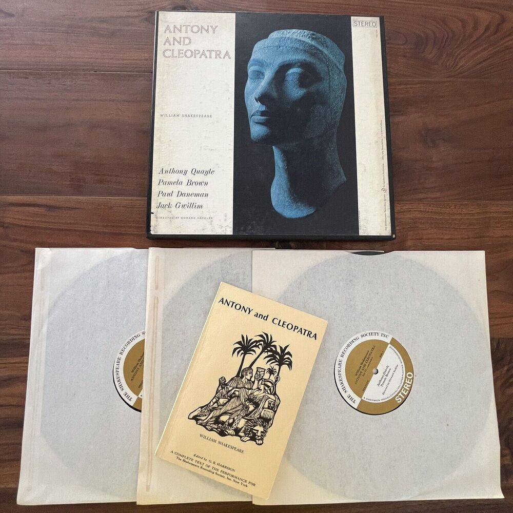 William Shakespeare Antony And Cleopatra 3xLP Box Set + Play SRS-235